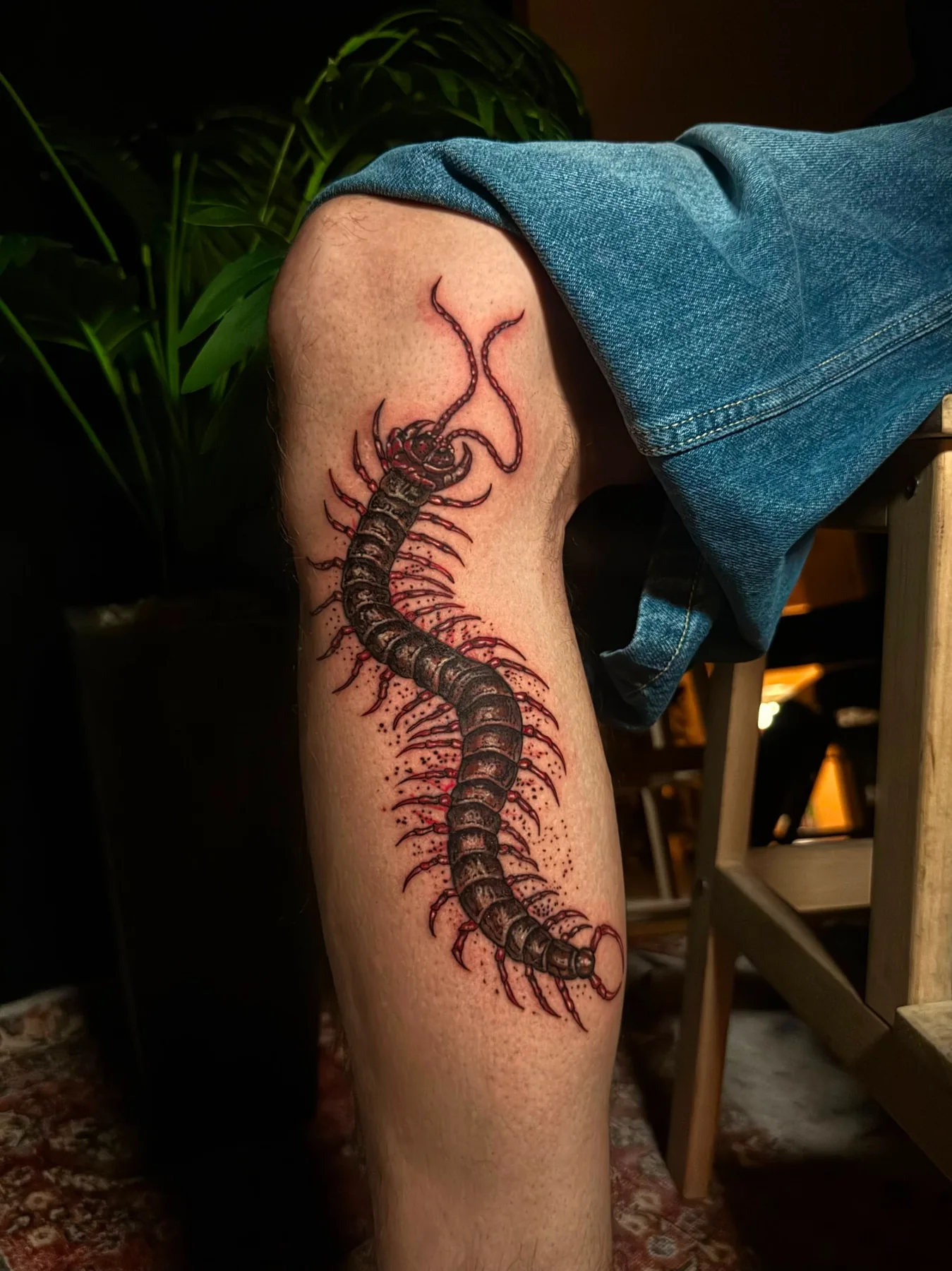 Kırkayak Akışı isimli örnek tattoo çalışması